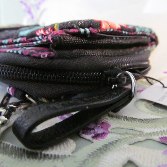 Vera Bradley Vines Floral Iconic RFID Wristlet Wallet Combo - Picture 5 of 15